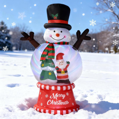 Décorations de Noël pour jardin 8 pi Snowman