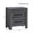 Plank-Front 2-Drawer Nightstand