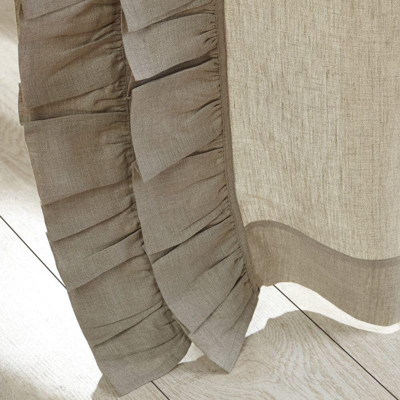 Kamari Semi Sheer Curtain, Natural