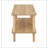 Modern 2-Tier TV Stand for Living Room Furniture,Rectangular Centre Table with Open Storage Shelf,Rounded Rubberwood legs,Stable and Durable,Easy Assembly