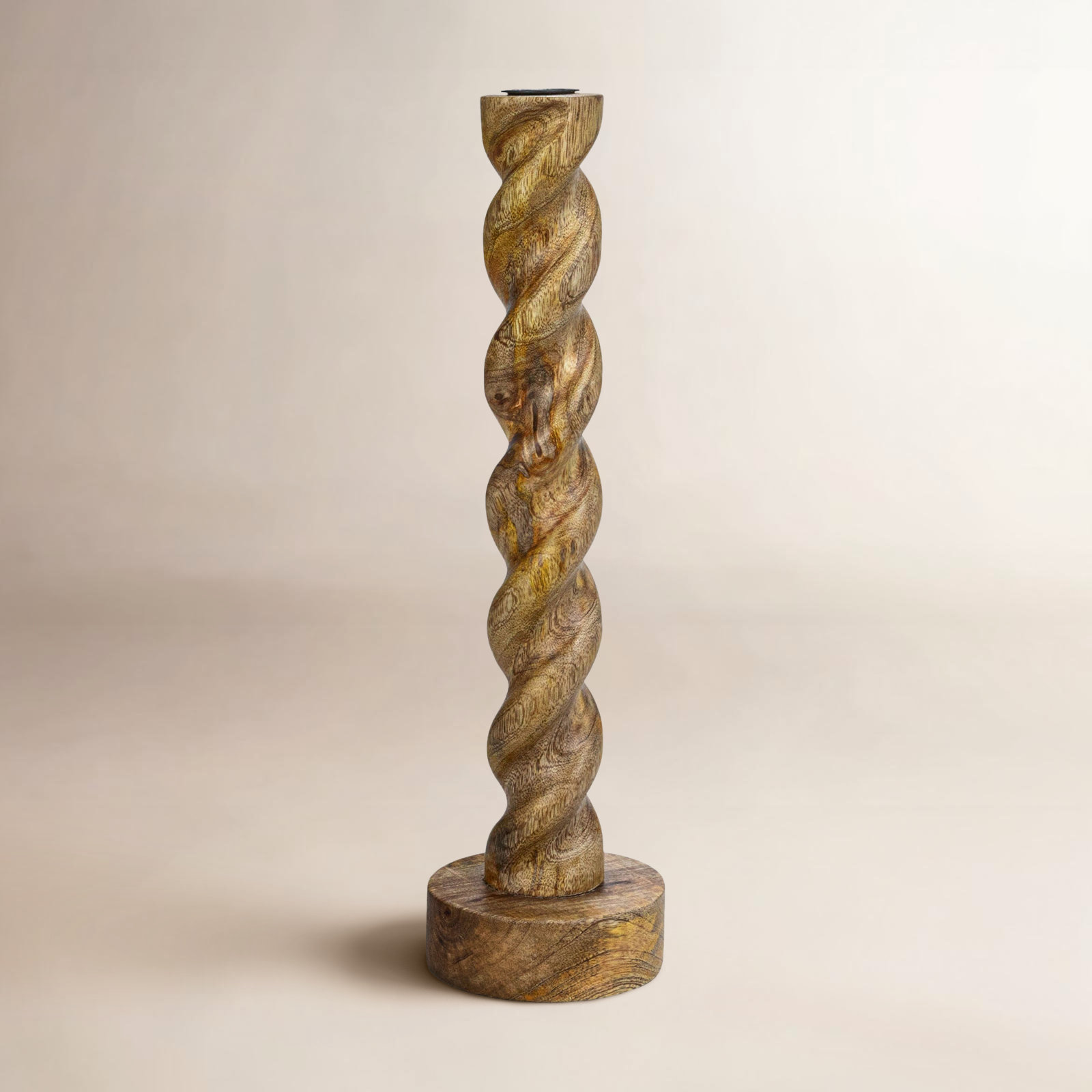 Griffey Wood Candlestick Holder