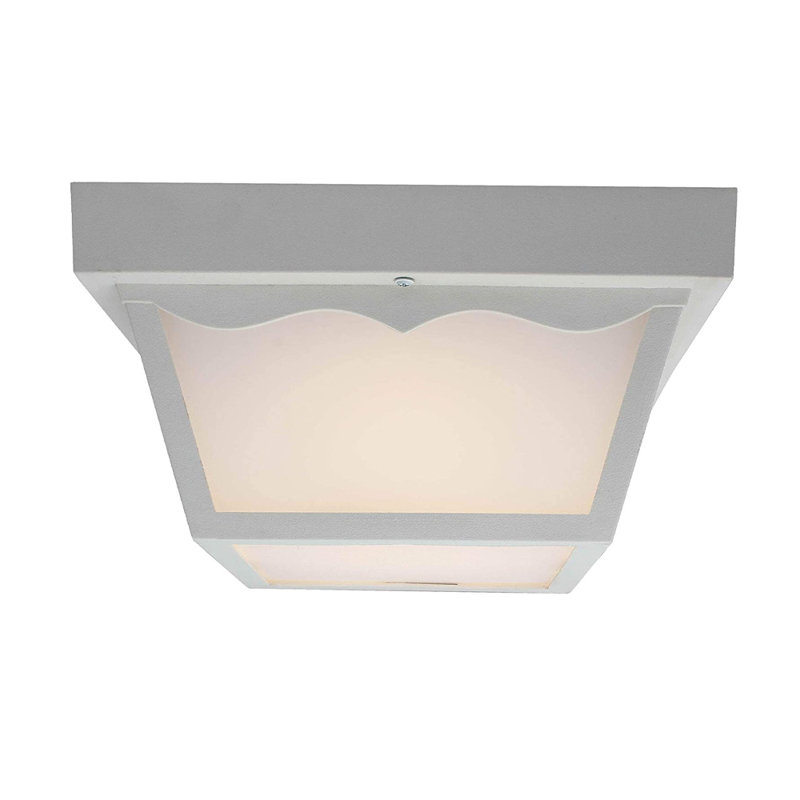 Gulbahar Acrylic LED Flush Mount, 5.5" H x 8.25" W x 8.25" D
