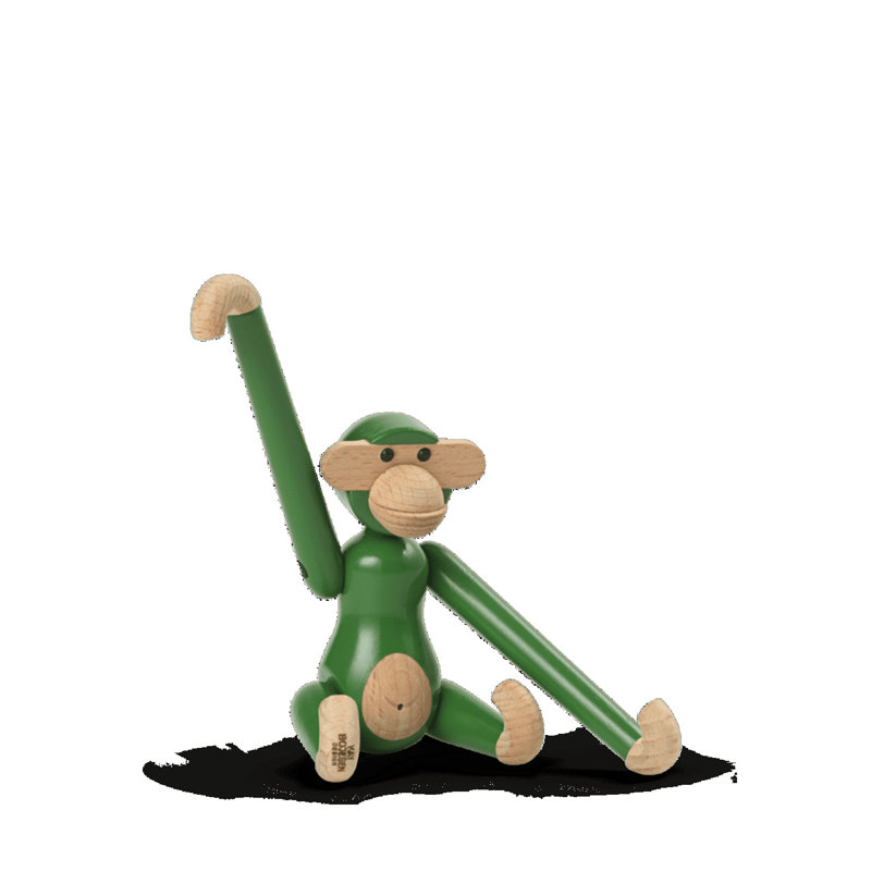 Monkey Animals Figurines & Sculptures, Green