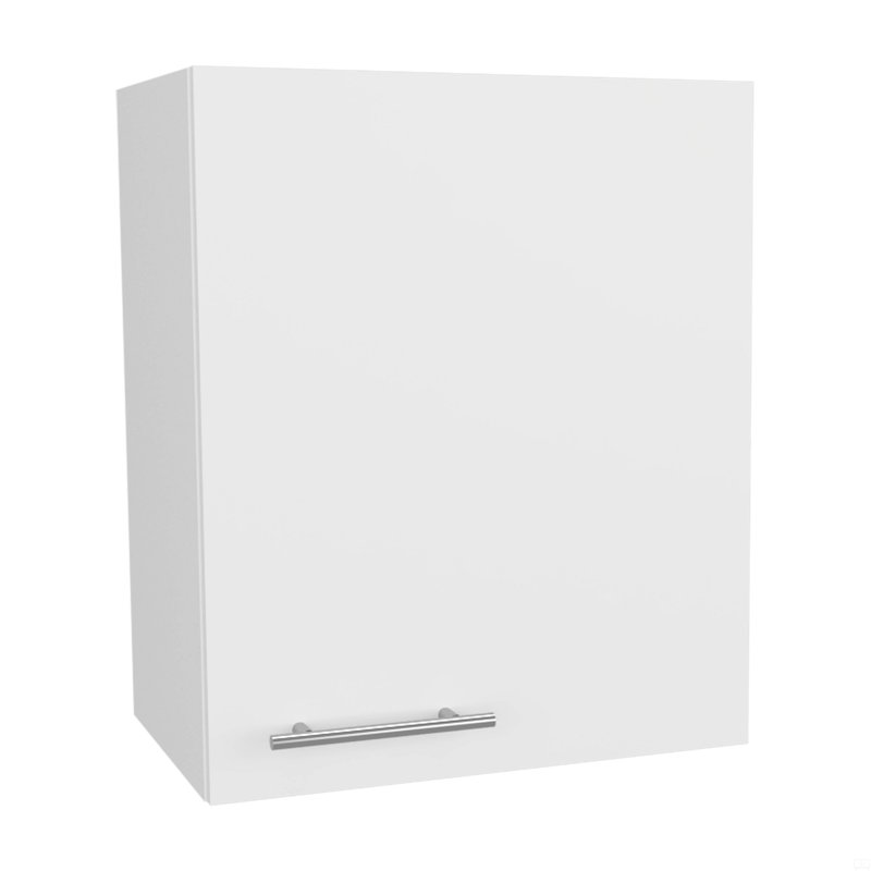 Armoire murale H 23,6 po avec 1 porte et 2 tablettes, Blanc