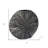 10" Gray Abstract Aluminum Table Vase