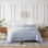 Literie réversible 3 pièces Southshore Fine Linens Winter Brush Blue King/California King, comprenant 1 housse de couette et 2 taies d'oreiller King, en microfibre 110 g/m²