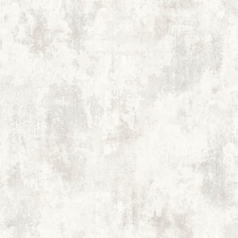 Harveysburg 10.05m x 53cm Textured Matte Wallpaper Roll, Off White