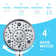 8 Function Shower Heads With Handheld Spray, High Pressure Shower Handle Set With 4.7 Inch Shower Sprayer