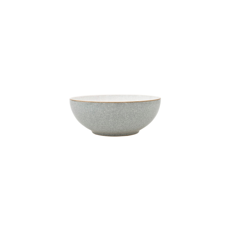 Denby Elements 12 Piece Dinnerware Set, Service for 4, Light Grey