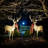 Bronze Stags Left & Right Sculpture Set