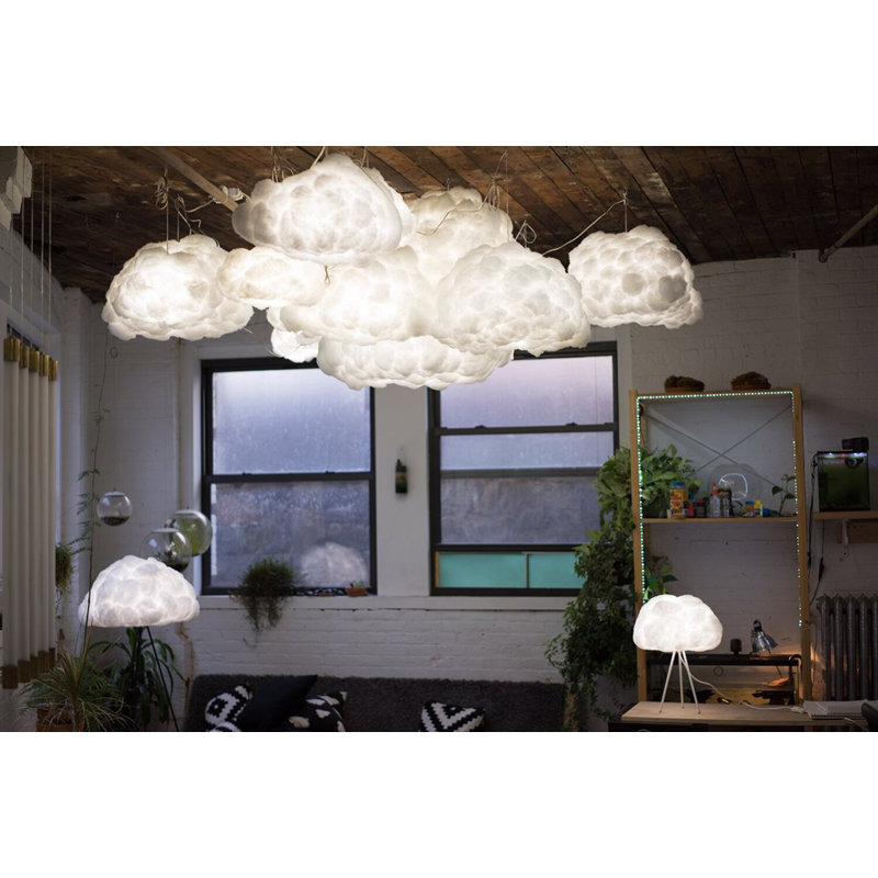 Lampshade Cloud, 128" H x 17" W x 14" D