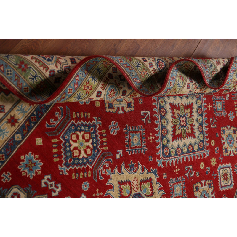 Red Kazak Oriental Area Rug