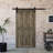 84'' Solid Wood Barn Doors without Installation Hardware Kit Barn Door-96694124