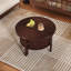 Table basse ronde avec rangement-454636322