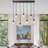 7-Light Glass Kitchen Island and Cluster Pendant -2110260154