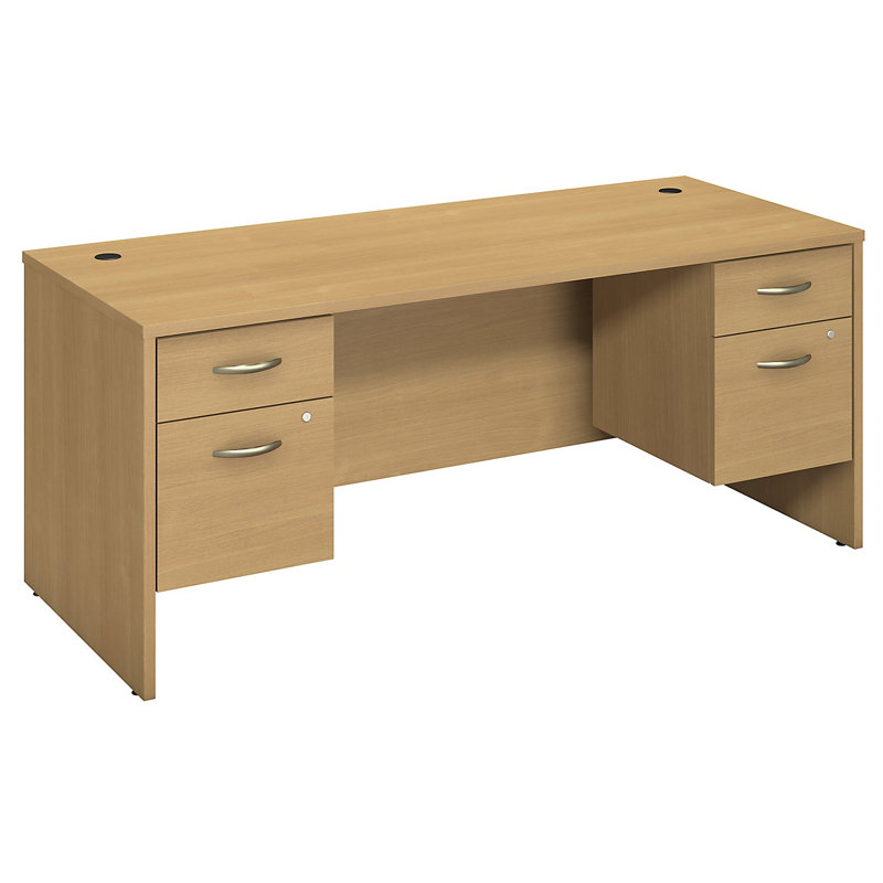 Bureau de direction Ringold Series C, Chêne clair / chêne clair, H 30 po x l 66 po x P 30 po