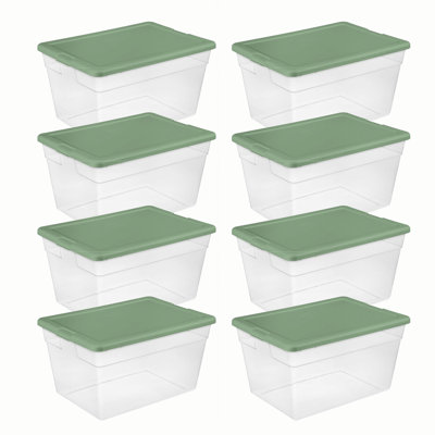Plastic Storage Bin Set