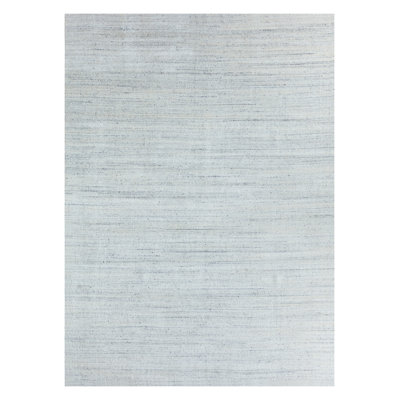 Jaipur Living Vassa Handmade Solid White/ Gray Area Rug (6'X9')