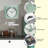 Orrwell Square Plastic Wall Clock 9.25 Inches-123400231
