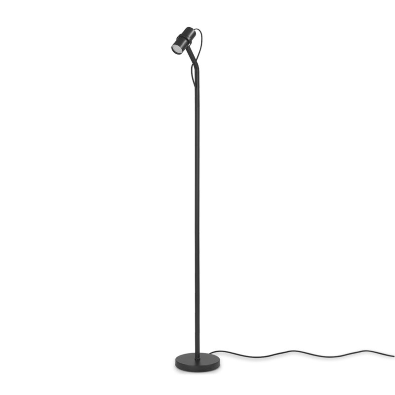 58'' Black LED Floor Lamp