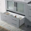 Ensemble de meuble-lavabo double 85 po avec miroir Mance-24551144