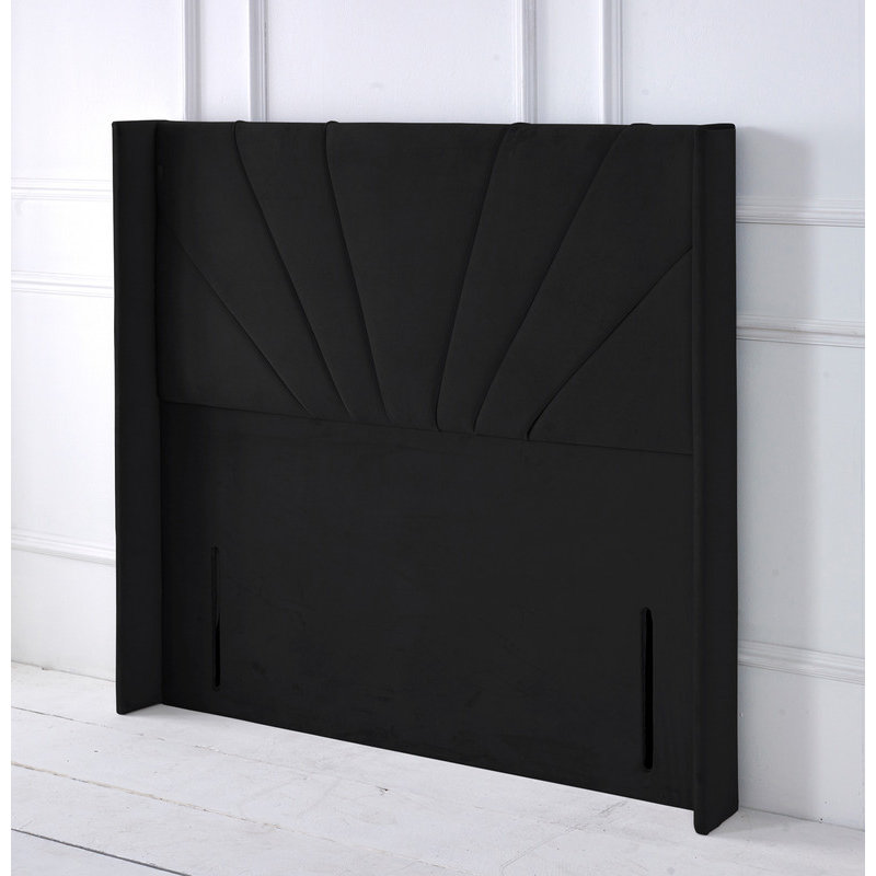 Upholstered Headboard, Double (4'6), Black