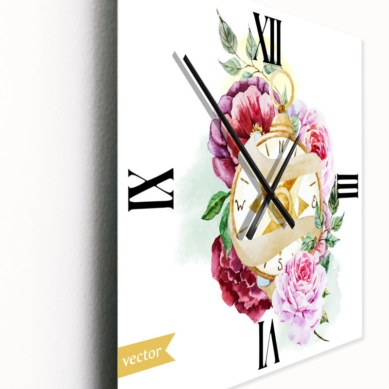 Horloge murale boussole, Grand