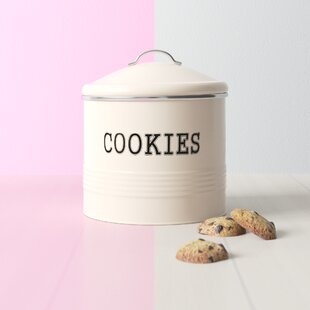 Airtight Cookie Jar - 6W x 8H Matte White Ceramic Cookie Jars for Kitchen  Counter - Large Cookie Jar with Airtight Lids - Farmhouse Cookie Jar  Airtight Lid - Big Cookie Containers