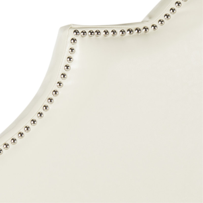 Dix Upholstered Faux Leather Panel Headboard, King