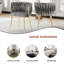 Chaise d'appoint rembourrée en velours Evanni-316044269-333893689