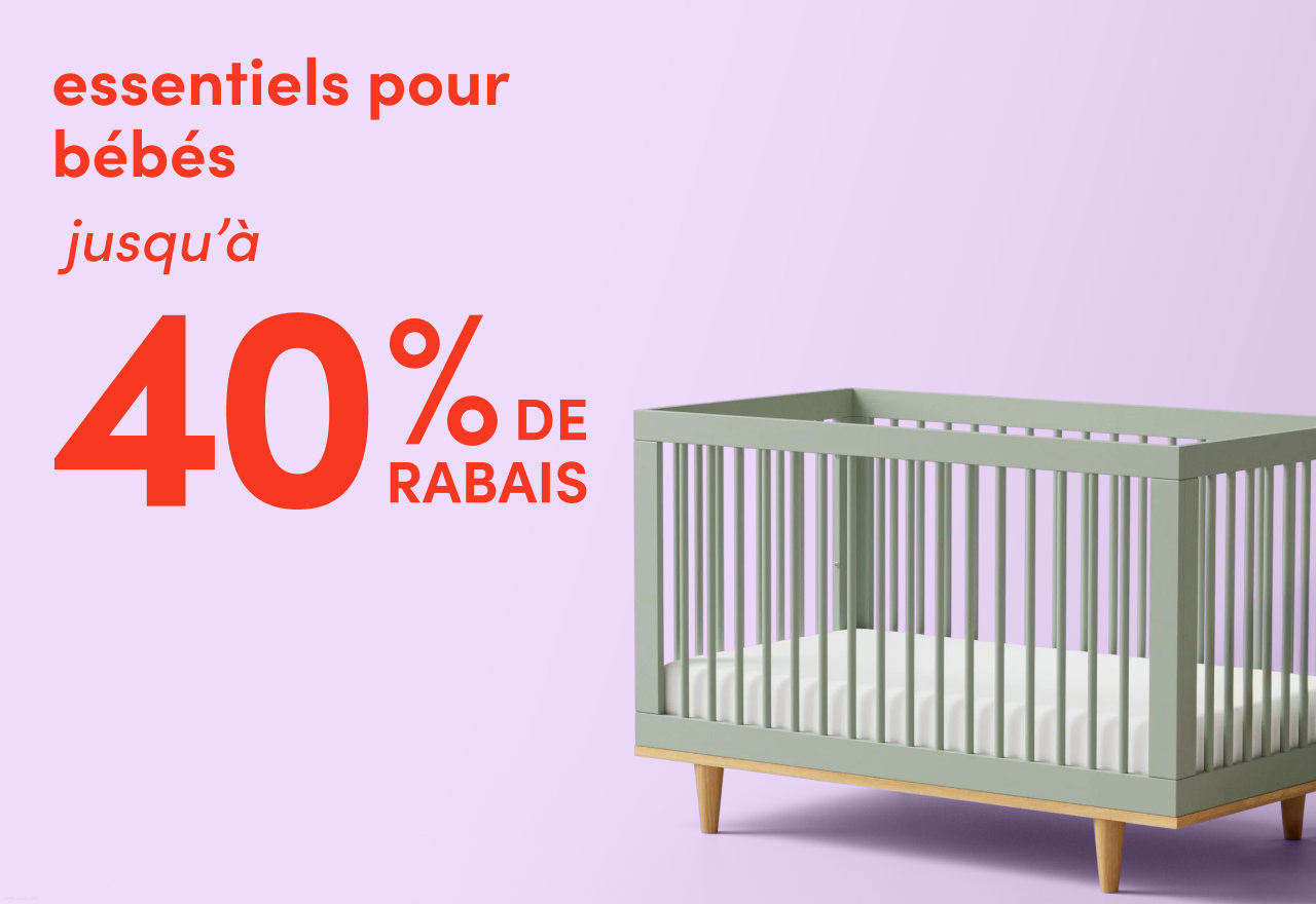 essentiels pour bébés en solde