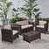 Christabel 4 Piece Multiple Chairs Seating Group with Cushions