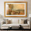 Château de Lulworth, Dorset, vers 1820 - J.M.W. Turner - Estampe encadrée sur mesure-987348484-987348531-987348540