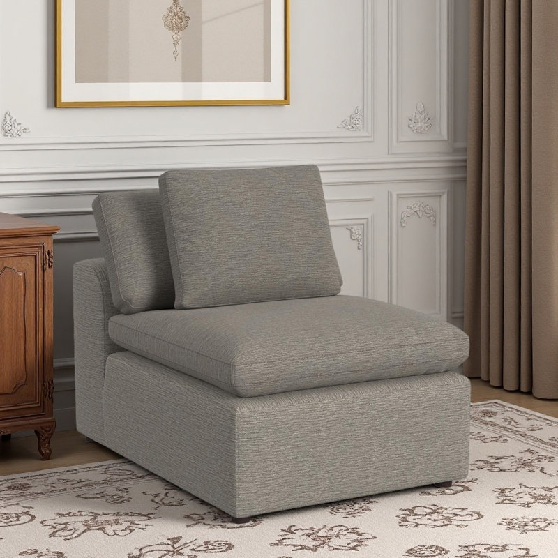 York Modular Armless Chair