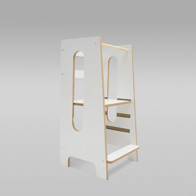 Classic Montessori Learning Tower Wooden With 3 Adjustable Heights