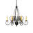Decourcey 6 - Light Dimmable Empire Chandelier