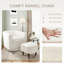 Fauteuil demi-tonneau pivotant avec repose-pieds-2025390431