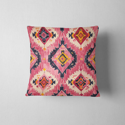 Eastern Elegance Geometric Reversible Pillow Cover