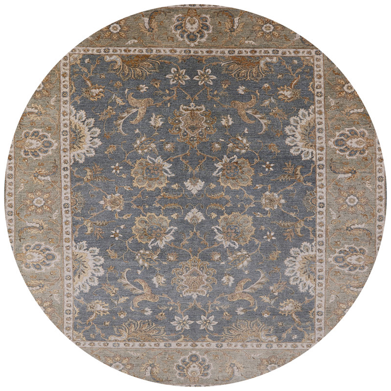 Tapis oriental gris / brun Altessa, Rond 3 pi