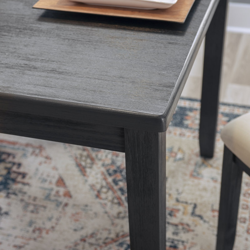 Table de salle à manger Entwistle, Gris anthracite foncé