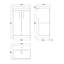Athena 510mm Single Bathroom Vanity with Integrated Ceramic Basin-93762729