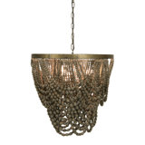 Hatfield 3 - Light Wood Tiered Chandelier