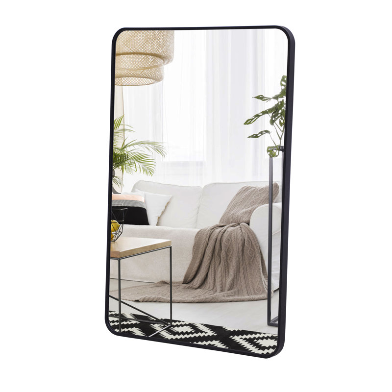 Sarahlouise Aluminium Rectangle Wall Mirror, 30'' x 22''