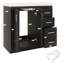 Ensemble de meuble-lavabo 36 po avec lavabo en céramique 36 po, meuble-lavabo autonome avec 3 tiroirs-792698453-792698451