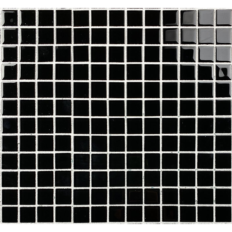 Carrelage mural carré en mosaïque pour piscine et plancher 1 po x 1 po Metro