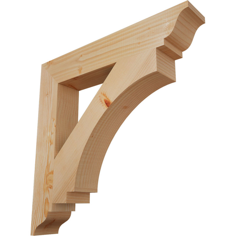 Support l 3 1/2 po x P 24 po x H 24 po Imperial, H 24 po x l 3,5 po x P 24 po, Douglas (lisse)