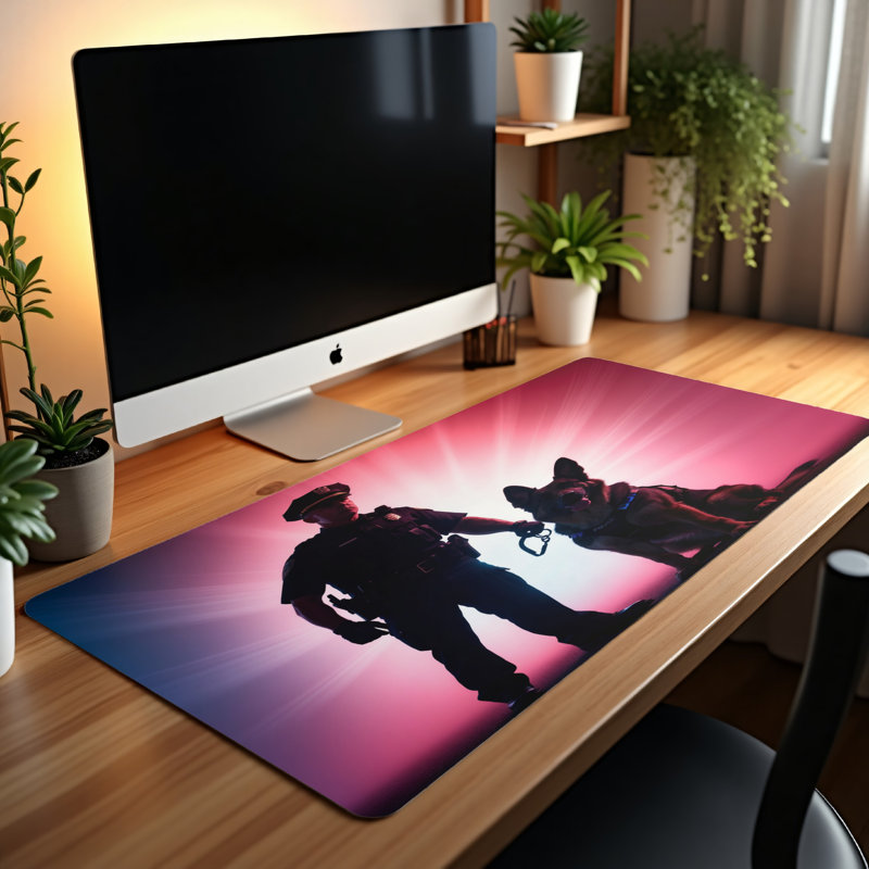 Polyester Desk Pad, 31.5x15.5