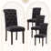 Chaises d'appoint en bois touffetées Bookout