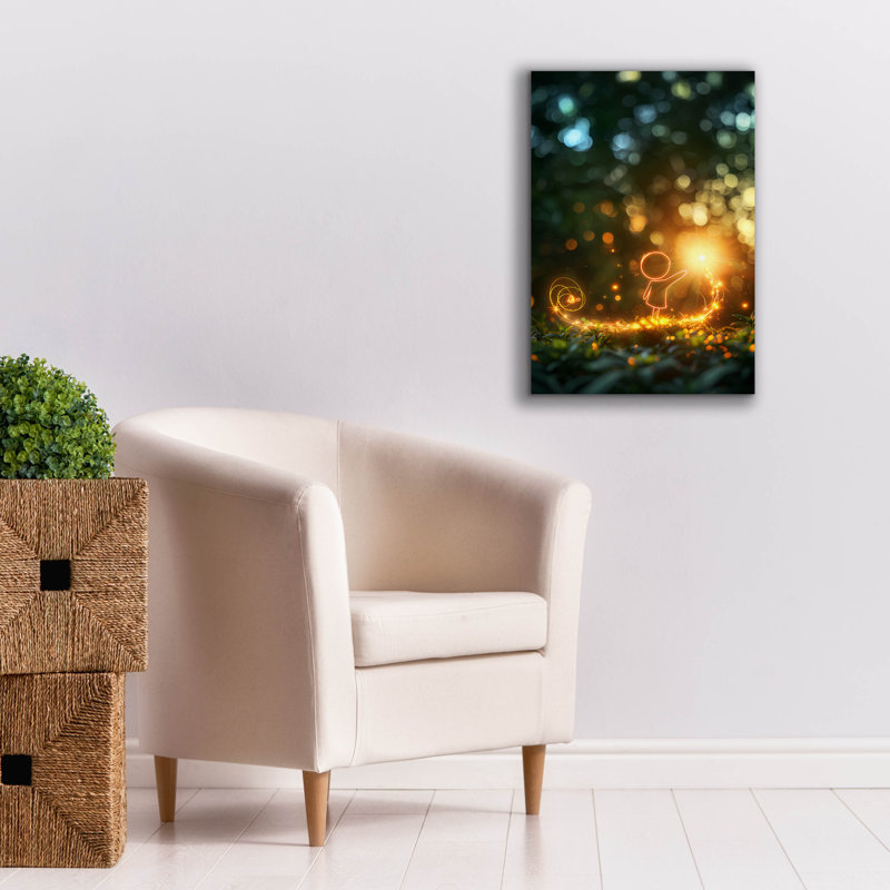 "Dakota Fields" Spring Magic "par r3darch0n, art mural sur toile, H 26 po x l 18 po x P 0,75 po