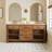 Marlie 72'' Double Bathroom Vanity with Quartz Top